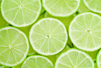 Fototapeta na wymiar background of fresh sliced lime