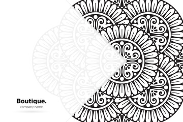 Dreamy wallpaper with mandala pattern