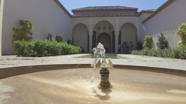 jardines de la antigua alcazaba nazar&iacute;  de M&aacute;laga, Andaluc&iacute;a