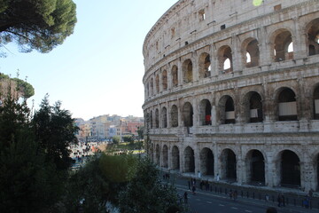 Fototapeta na wymiar Rome colosseo