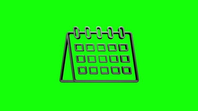 Office icon. Web icon set. Office, great design for any purposes. Motion graphics.