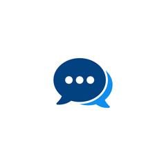 Chat flat icon vector for web, computer and mobile app