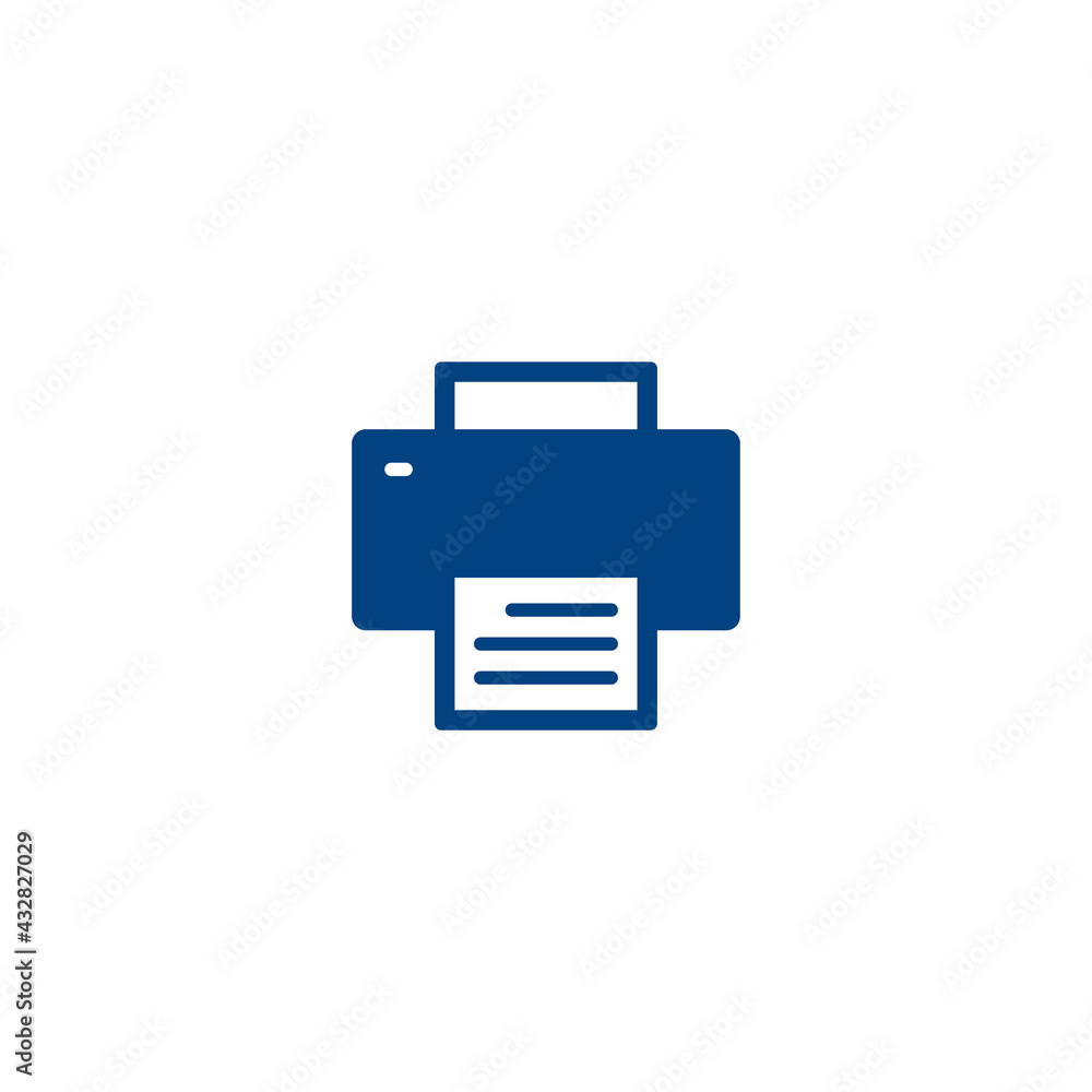 Poster print flat icon vector for web, computer and mobile app