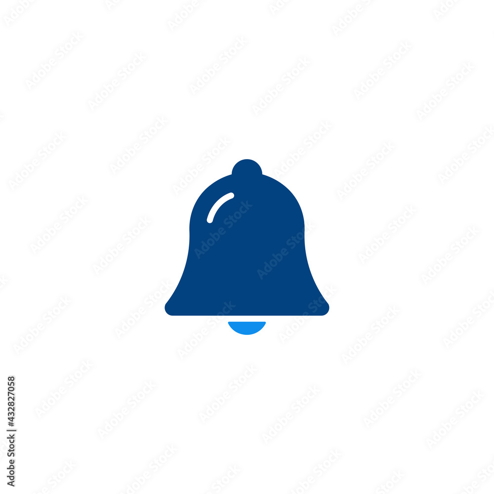 Poster bell icon vector for web, computer and mobile app
