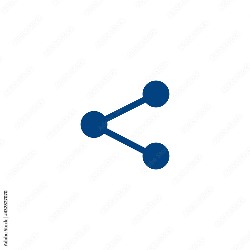 Poster share icon vector for web, computer and mobile app
