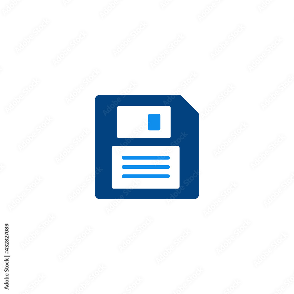 Poster disk icon, save icon vector for web, computer and mobile app