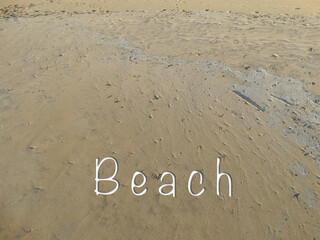 Holidays Concept Beach Sand Background    