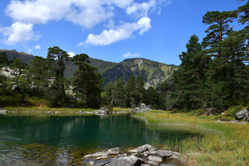 Rivière translucide des pyrénées.