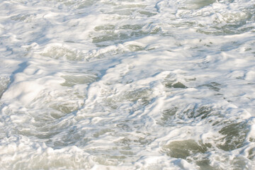 Sea foam background. Surface of water