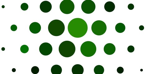 Light Green vector texture with disks.