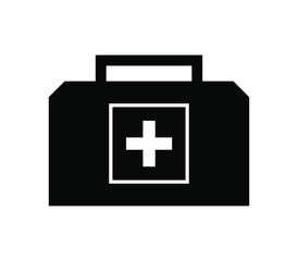 Medical suitcase icon