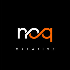 NOQ Letter Initial Logo Design Template Vector Illustration