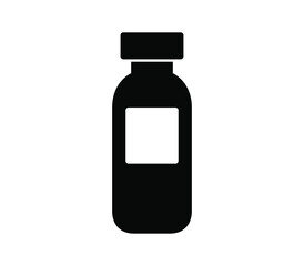 Medical bottle icon