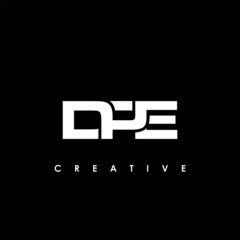 DPE Letter Initial Logo Design Template Vector Illustration