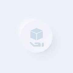 Fototapeta premium Handle With Care - App Icon Button