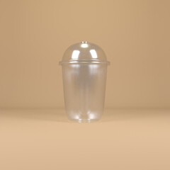 3d plastic cup model, perfect for mock up.
