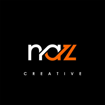 NAZ Letter Initial Logo Design Template Vector Illustration