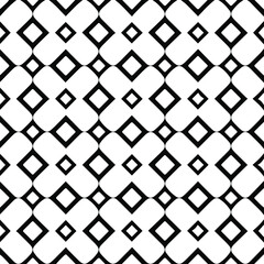 Geometric vector pattern with Black and white colors. Seamless abstract ornament for wallpapers and backgrounds.