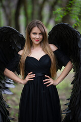 the girl with the black wings