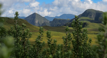 landscape with clouds