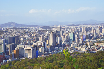 Fototapeta premium 서울의 도시풍경