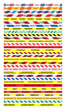 Pack de rubans de signalisation Fran&ccedil;ais