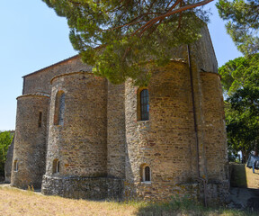 Le tre absidi dell'Abbazia di Farneta (Arezzo)