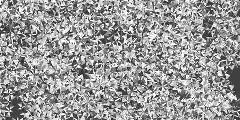 Light gray vector template with ice snowflakes.