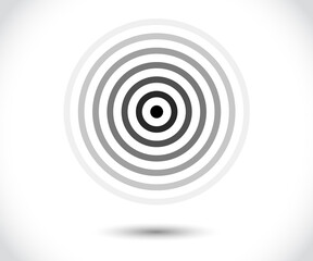 Concentric circle elements. Element for graphic web design, Template for print, textile, wrapping, decoration, vector illustration