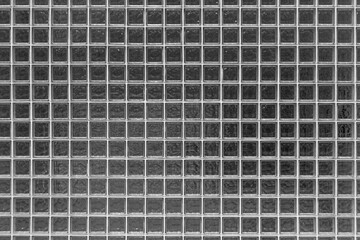Modern glass square brick wall background texture