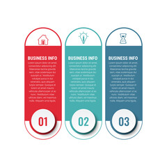 Infographic design vector and marketing icons. can be used for workflow layout, banner, diagram, number options, step up options, web design.
