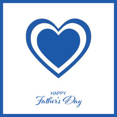 father day, fathers day, day fathers, father, heart, hearts, blue, card, greeting, cards, white, love, background, illustration, vector, banner, greeting cards, flyer, shape, isolated, party, abstract