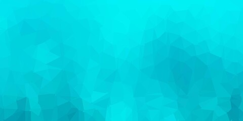 Light green vector triangle mosaic pattern.