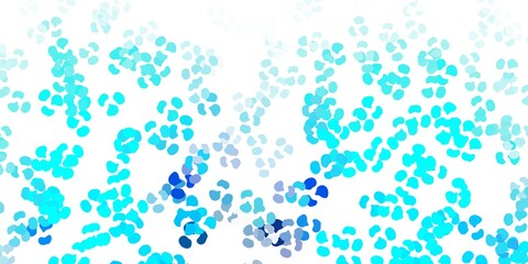 Light blue vector background with random forms.