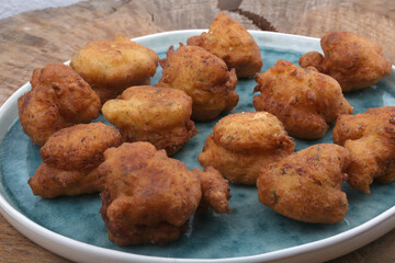 codfish croquets as snack savory food