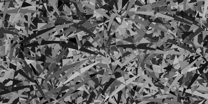 Light gray vector texture with random triangles.