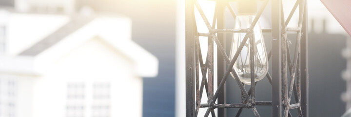 Luxurious lamps in the palace.