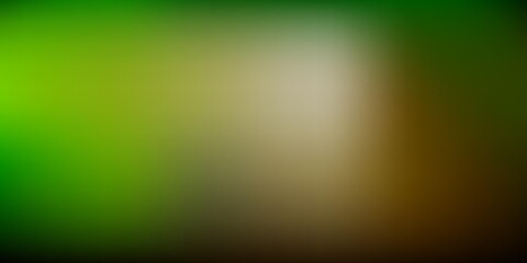 Dark Green, Yellow vector abstract blur template.