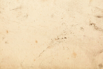 Old paper with black dust signs and scratches texture background
