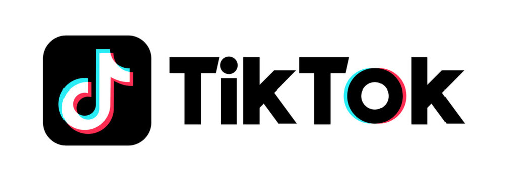 Tik Tok background. Tik Tok icon. Social media icon. Realistic Tik Tok app set. Logo. Vector. Zaporizhzhia, Ukraine - May 10, 2021