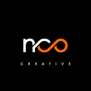 NCO Letter Initial Logo Design Template Vector Illustration