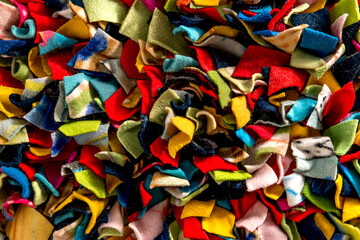 Fototapeta na wymiar Background of colored cloths. Background in colors.