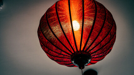Red lantern lit up.