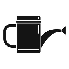 Watering can icon, simple style