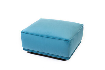 Soft hassock on white background