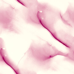 Obraz na płótnie Canvas Alcohol ink pink seamless background. Natural
