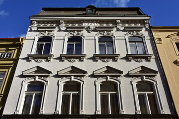 historic building in town Jihlava in Czech republic