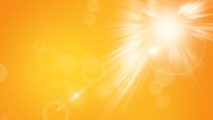 Abstract  Summer background with sunlight with bokeh,  wallpaper illustration
