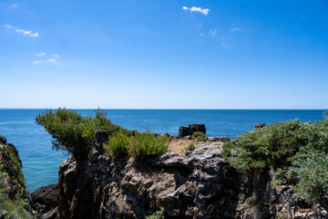 Coastline of Cascais in Portugal