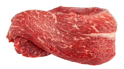 meat, beef, isolated on white background, clipping path, full depth of field